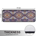 thumbnail image 5 of Kitchen Rugs Sets Of 2,Multicolor Ethnic Geometric Pattern (4) Anti Fatigue Kitchen Mat Rugs Non Slip Washable,Decorative Kitchen Floor Mats for Kitchen,Sink,Laundry,17"x47"+17"x47", 5 of 5