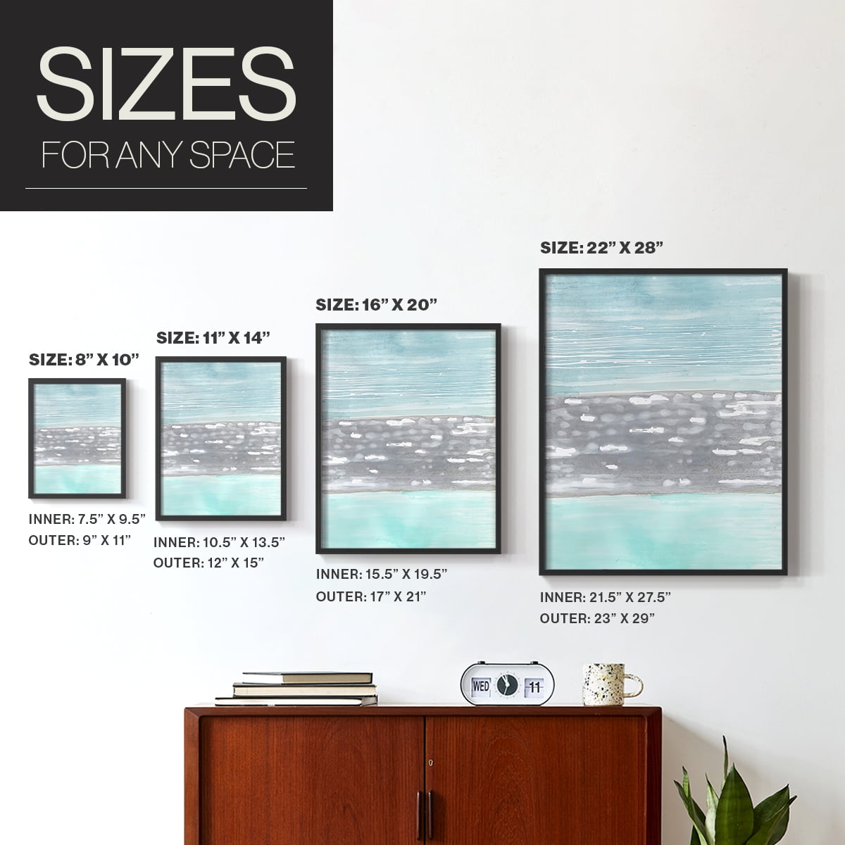 Hydrusphere I Framed Print in Black Solid Wood Framed Print No Nail Hanging