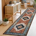 thumbnail image 1 of HAHDAXIA Boho Runner Rugs for Hallway 2x10 Extra Long Washable Non-Slip Hallway Runner Rug Low-Pile Stair Kitchen Runner Oriental Throw Carpet Runner for Entrance Bathroom Living Dining Laund, 1 of 7