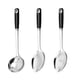thumbnail image 3 of 3pcs Cooking Spoons, Large Serving Spoons Set, Slotted Spoon, 3 of 5