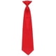 thumbnail image 1 of Corbata Umo Lorenzo, color rojo liso, con clip, para niños, 1 of 9