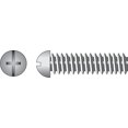 thumbnail image 1 of Machine Screws, Slotted Round Head, Zinc-Plated, 8-32 x 1/2 In., 100-Pk. - 90179, 1 of 2