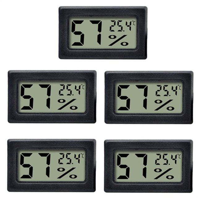 fastboy Compteur d'Hygromètre Numérique Mini Celsius pour Reptile à Effet de Serre TYPE3