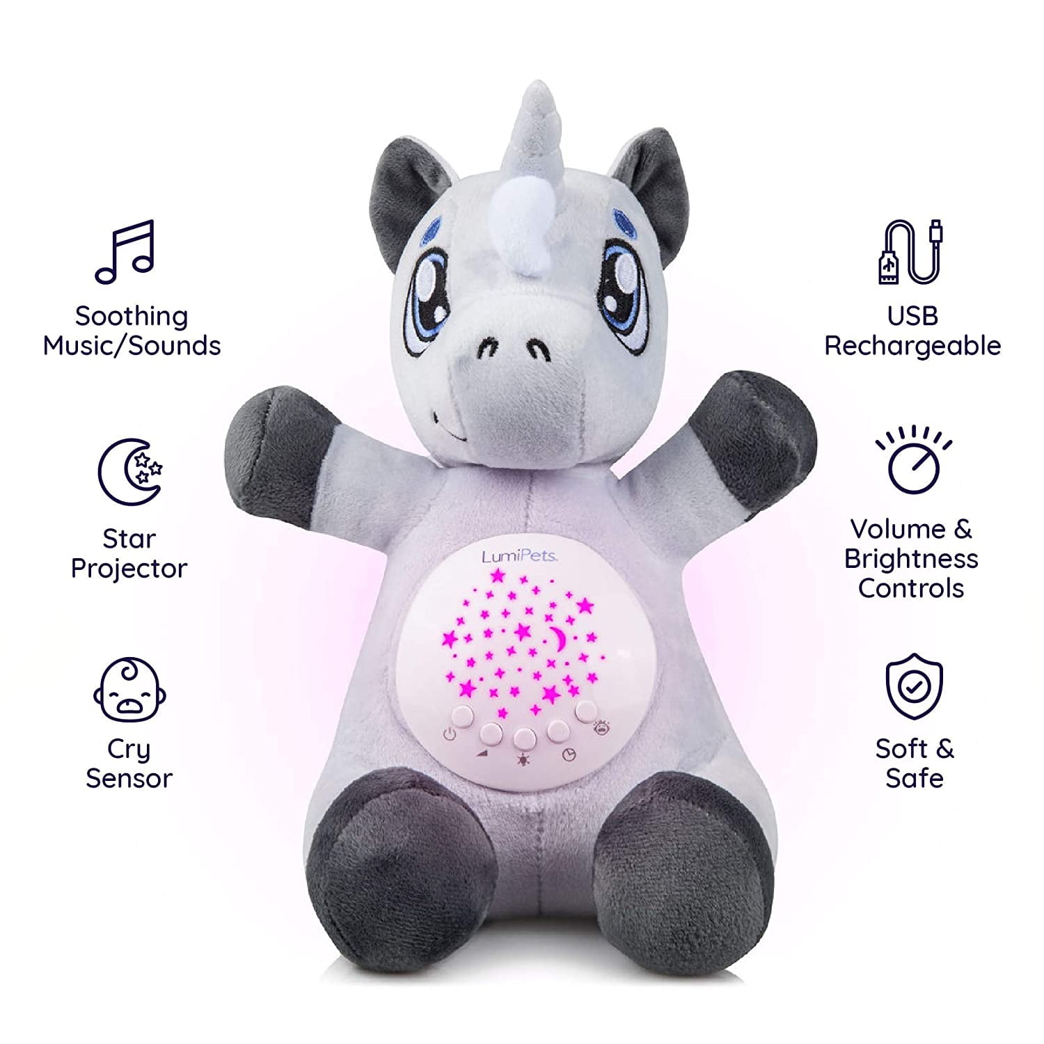 white noise stuffed animal for babies