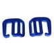 thumbnail image 2 of Hebilla de correa con gancho en forma de G de 8 piezas de 1 pulgada para sujetar mochilas de exterior de 25 mm Azul, 2 of 5