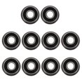 thumbnail image 1 of 10pcs Durable F695-2rs Bearings Ball Bearings For Low Medium Motor (Silver), 1 of 2
