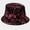Red, variant on Baqcunre Bucket Hat Sun Beach Fishing Cap Women'S Fashion Printing Sunshade Fisherman'S Hat Basin Hat Outdoor Bucket Hat Hat For Men Women Black