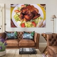 thumbnail image 3 of Chicken Roasted Food Salad Plate Poster Decorative Painting Canvas Wall Art Living Room Posters Bedroom Painting,Unframe-style,20x30inch(50x75cm), 3 of 8