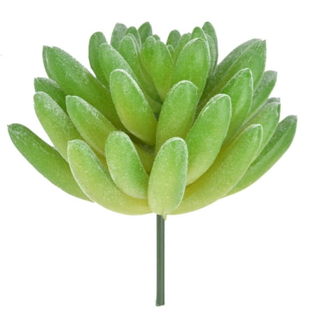 Green Artificial Plants Simulated Succulent Fake Decorative Succulents Unpotted for Home Living Room Office Indoor Garden Outdoor Wedding Party DIY
