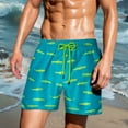thumbnail image 3 of DAKIMOE Men's Swim Trunks with Mesh Lining Quick Dry Sports Shorts Beach Shorts Boardshorts Bathing Suit Swimwear, L, 3 of 7