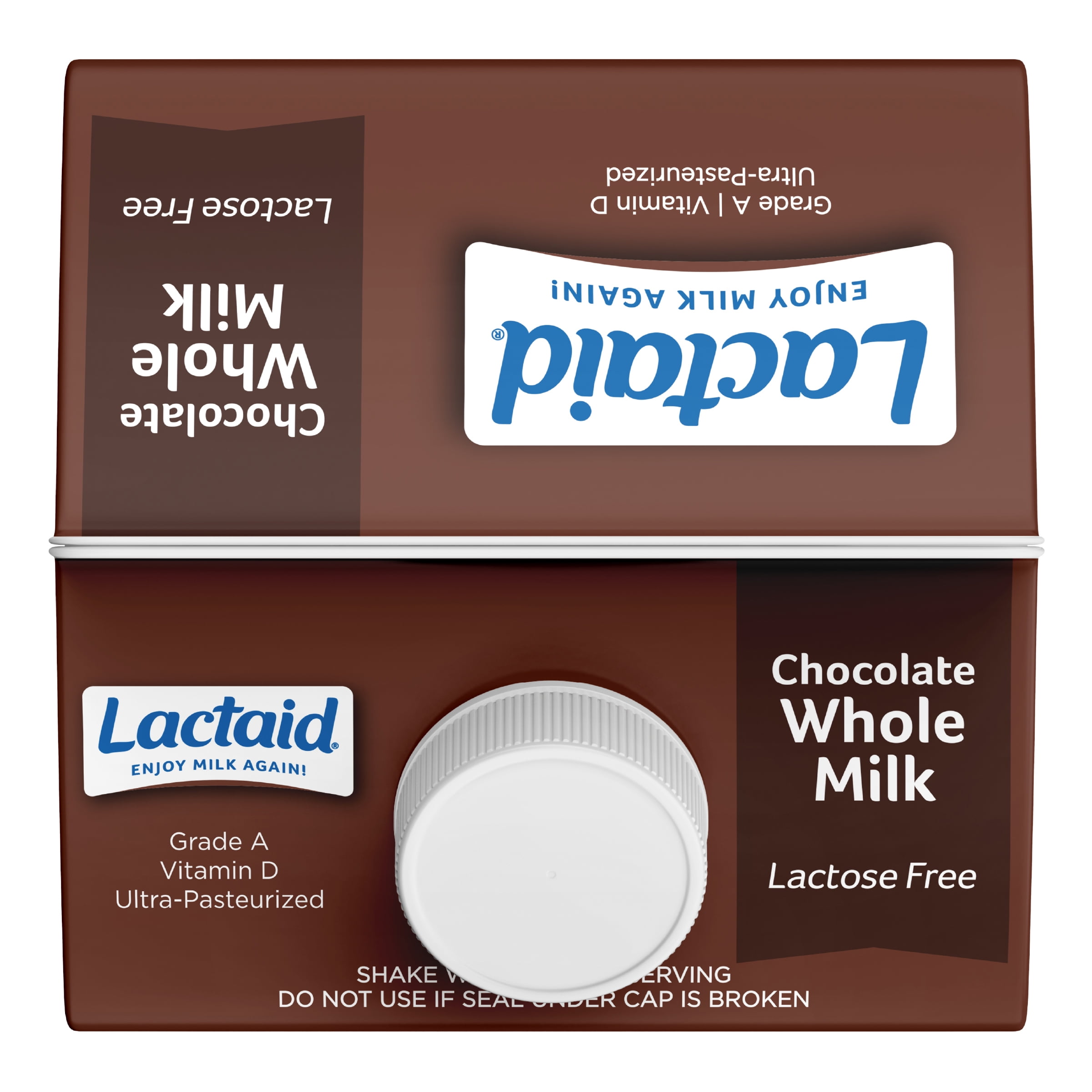 Lactaid Whole Chocolate Milk, 64 Fluid Ounce