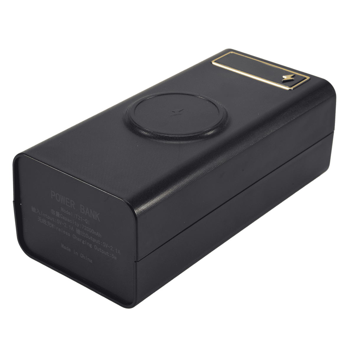 2X 21X18650 Battery Case Welding Free Power Bank Case - with Light 18650 Battery Charge Box Detachable DIY