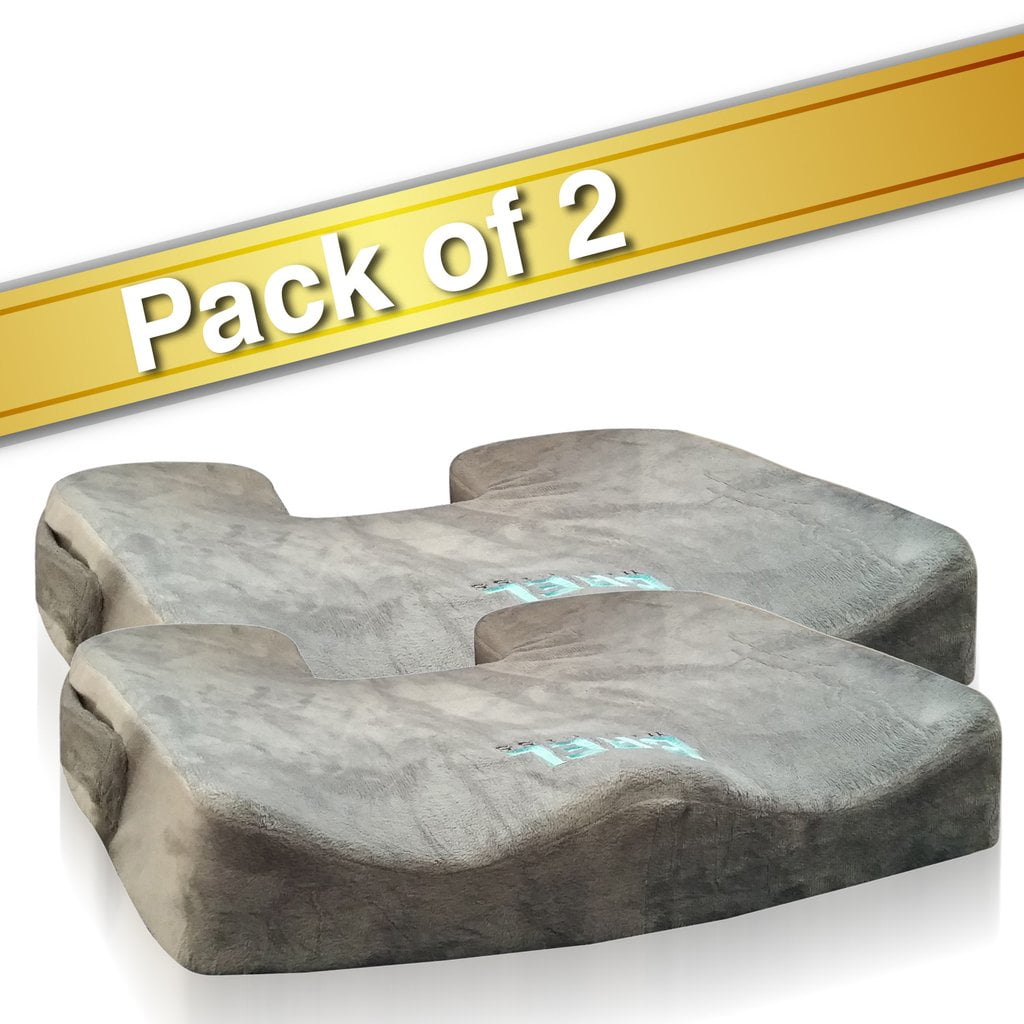 Bael Wellness Seat Cushion (Pack of 2) for Sciatica, Coccyx, Tailbone, Orthopedic, Back Pain