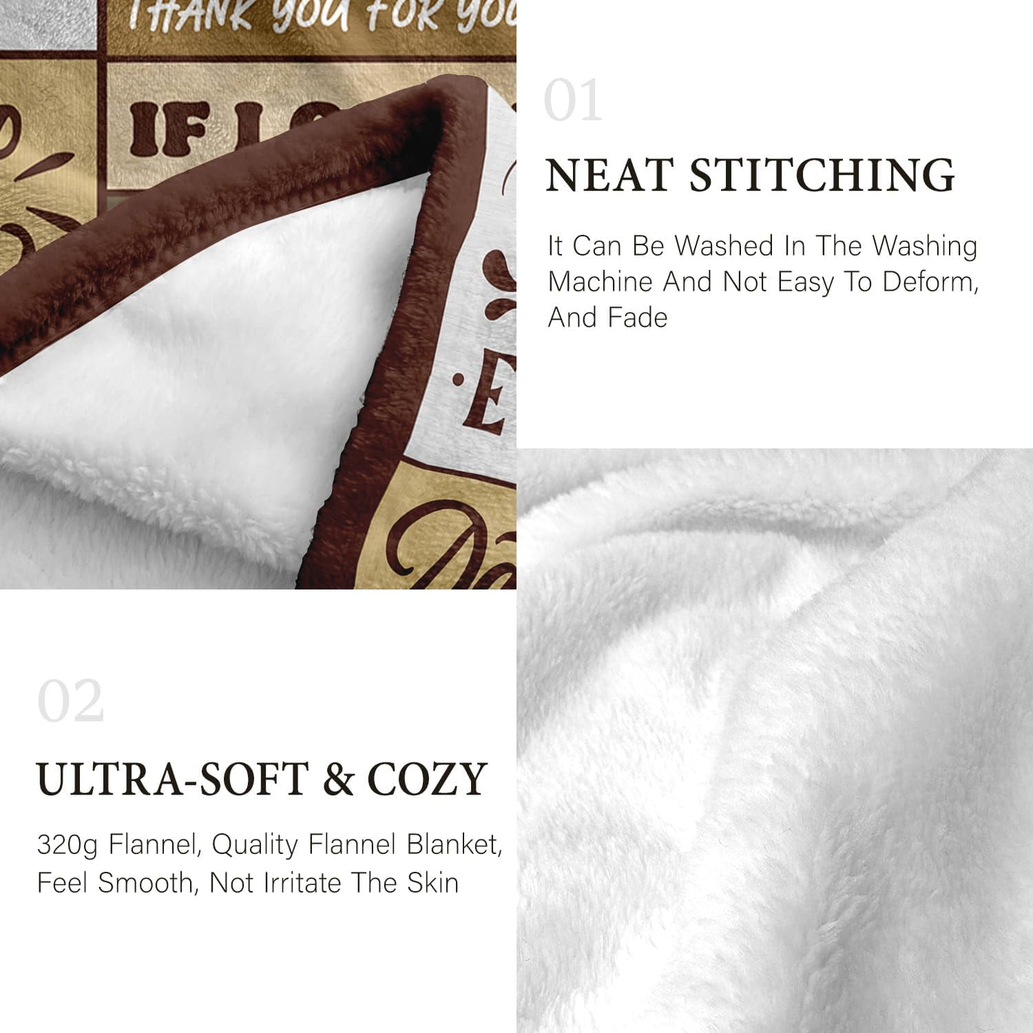 Gifts for Dad from Daughter Son - Birthday Gifts for Dad - Christmas Blanket Gift for Dads - Best Dads Ever Gift - Cool Dad's Birthday Present - Funny Present for Father - Throw Blanket