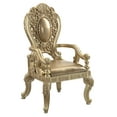 thumbnail image 5 of ACME Seville Arm Chair (Set-2) in Synthetic Leather & Gold, 5 of 6