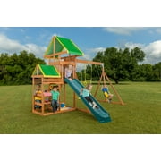 Creative Cedar Designs Woodlands Complete Wooden Swing Playset