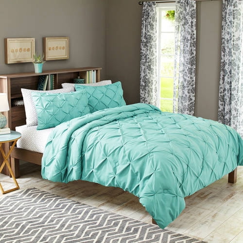 Better Homes & Gardens Twin Pintucked Comforter Set, 3 Piece
