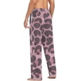 thumbnail image 6 of Top-kevin Rose Floral Leopard Spot Pajama Pants Men's Lounge Pants Straight-Fit Men Pajama Bottoms, 6 of 13