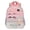 Pink, variant on Cute Cartoon Backpack for School, Bookbag with Padded Straps and Multiple Pockets