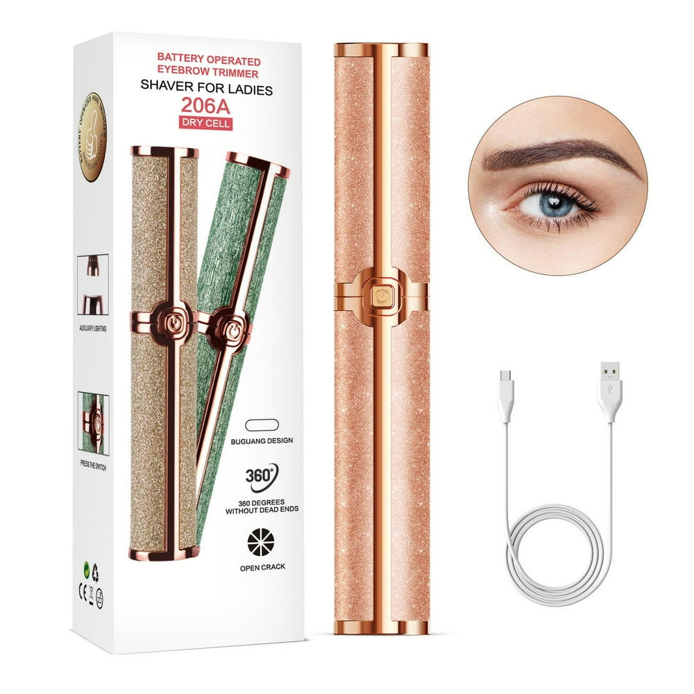 Eyebrow Hair Trimmer, 2021 Upgraded Electric Mini Eyebrow Hair Remover