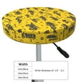 thumbnail image 4 of Lsque Vintage Excavator Round Bar chair cushion covers Velvet Fabric Premium Comfort Protects from Scratches and Stains for 14-17 Inch Chair- 13 inch, 4 of 7