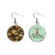 thumbnail image 1 of Granos patrón de camuflaje linea de arte ilustración Colgante decorativo temporada pendientes de primavera joyas Unbranded M, 1 of 3