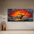 thumbnail image 7 of Canvas Wall Art for Living Room - Large Red Tree of Life Canvas Prints, Modern Abstract Nature Painting Wall Decor for Bedroom Bathroom and Office, 7 of 7