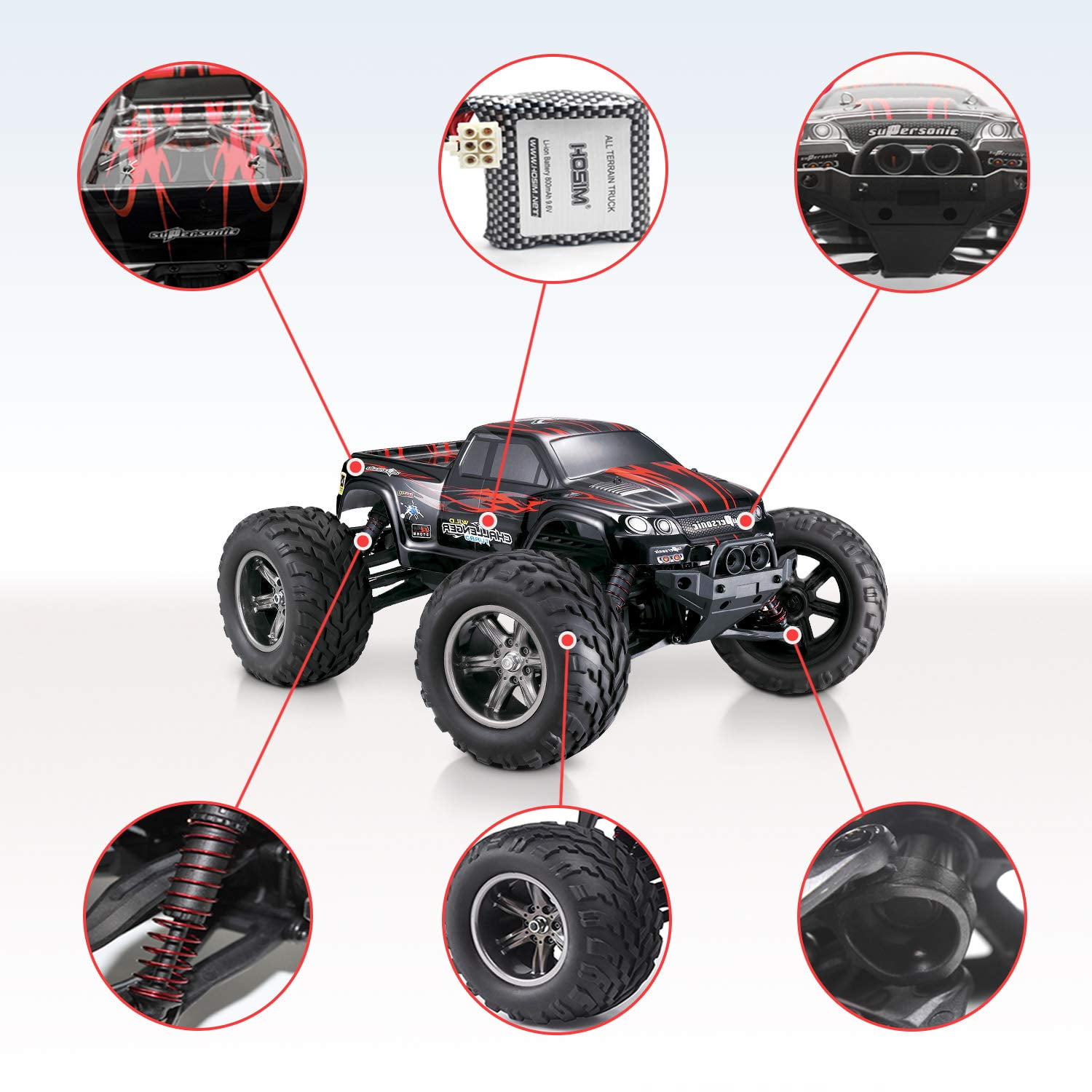 hosim all terrain rc car 9112