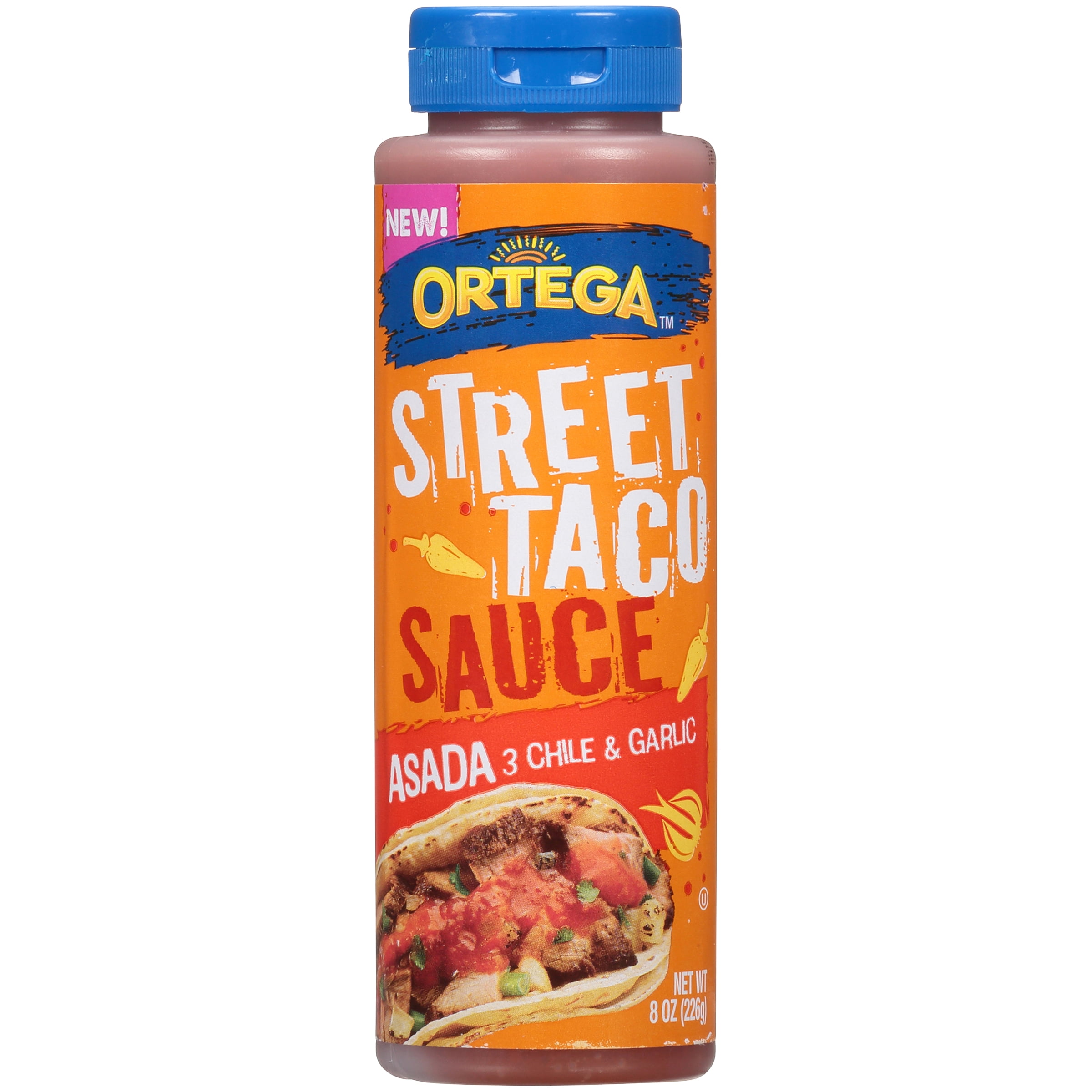 Ortega™ Asada 3 Chile & Garlic Street Taco Sauce 8 oz. Bottle