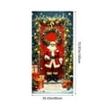thumbnail image 3 of Hometravel Christmas Door Curtain Decor, Seasonal Entryway Display Piece, Large Scale Wall Hanging for Holiday Festival Atmosphere, 3 of 6