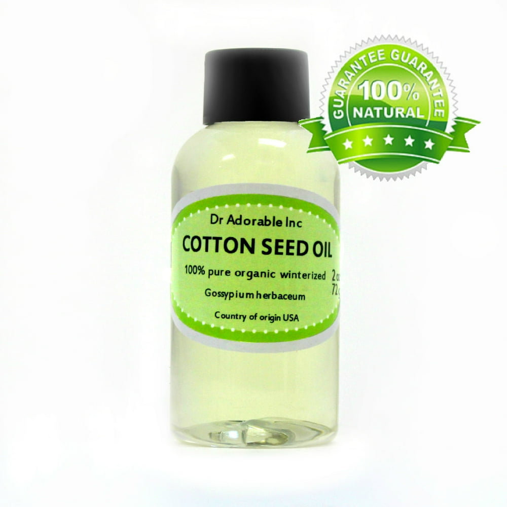 Dr. Adorable 100 Pure Cottonseed Oil Organic Winterized Soap Cooking Moisturizing Oil For