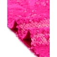 thumbnail image 5 of DARING DIVA Women's Sequin Sparkle Glitter Crop Cami Top S Neon Pink, 5 of 6