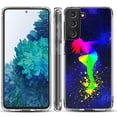 thumbnail image 1 of Shockproof Hybrid Bumper Phone Case for Samsung galaxy S21+ 5G / S21 Plus 5G, by OneToughShield ® - Cosmos Dance, 1 of 3