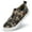 Camouflage, variant on Women Fashion Canvas Sneakers Slip On Shoes with Elastic Low Top Casual Walking Shoes Flats