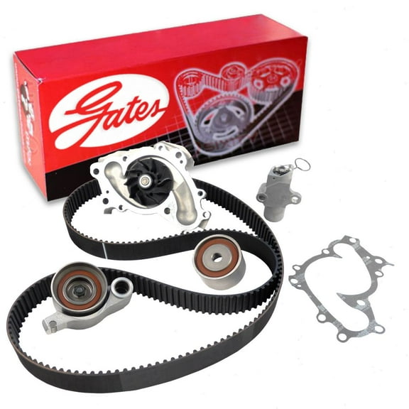 Gates PowerGrip Timing Belt Kit w Water Pump compatible with Lexus RX400h 3.3L V6 2006-2008