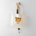 thumbnail image 5 of CafePress - Tiger Tote Bag - Unisex Canvas Tote Bag, Beige, 1-Piece, 5 of 7