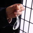 thumbnail image 4 of Glass Spoon Asian Soup Spoon Asian Rice Spoon Japanese Wonton Soba Ramen Noodle Spoon Chinese Buffet Spoon For Home Restaurant Use, 4 of 9