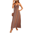 thumbnail image 1 of Vestido de Tirantes Finos para Mujer, Vestido de Verano, Pareo , Informal, Amarillo, Talla L, 1 of 8