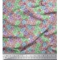 thumbnail image 1 of Soimoi Poly Georgette Fabric Artistic Floral Fabric Prints by Yard 42 Inch Wide, 1 of 3