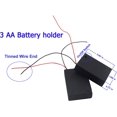thumbnail image 4 of GHSDFBB (Pack of 8)AA Battery Holder with Switch and Cover: 2PC Single AA Battery Holder with Cover, 2PC 2 AA Battery Holder with Switch, 2PC 3 AA Battery Holder, 2PC 4 AA Battery Holder wit, 4 of 7