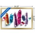 thumbnail image 3 of Colorful Crystals Wall Poster, 14.725" x 22.375", Framed, 3 of 3