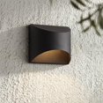 thumbnail image 2 of Possini Euro Design Ratner Modern Contemporary Outdoor LED Black Metal Dark Sky Sconce, 2 of 4
