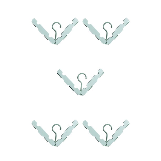 Toystoory Tendedero plegable portátil para colgar ropa, soporte para camiseta sin mangas, verde claro Type2 NO2
