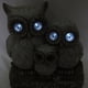 thumbnail image 4 of Estatua solar de búho para exteriores de Alpine Corporation, 41 cm de altura, LED, 4 of 4