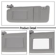 thumbnail image 3 of ECCPP Gray Sun Visor Left and Right Side fit for 2006 2007 2008 2009 2010 2011 for Toyota Camry Automobile Windshield Visor, 3 of 5