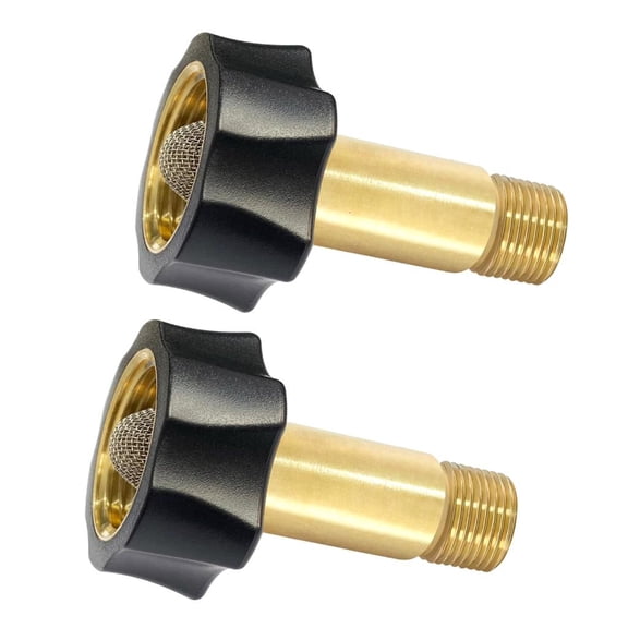 Ciwanning Brass Pressure Washer Inlet Adapter 7110166 Pressure Washer Pumps Water Inlet Replacement Fitting
