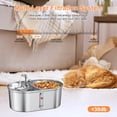 thumbnail image 3 of Fuente de agua para gatos Simnoble de 3 L de acero inoxidable y silenciosa, 3 of 9