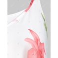 thumbnail image 4 of Top sin mangas de camisola y gasa floral Rosegal  Tankinis, 4 of 5