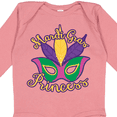 thumbnail image 4 of Inktastic Mardi Gras Princess Girls Long Sleeve Baby Bodysuit, 4 of 5