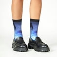 thumbnail image 4 of Fuzoiu Red And Blue Fire Dragon Print Kids Socks For Boys Girls,Grip Crew Socks with Non Slip,Lightweight Stretch Crew Socks,Toddlers Crew Boot Socks, 4 of 5